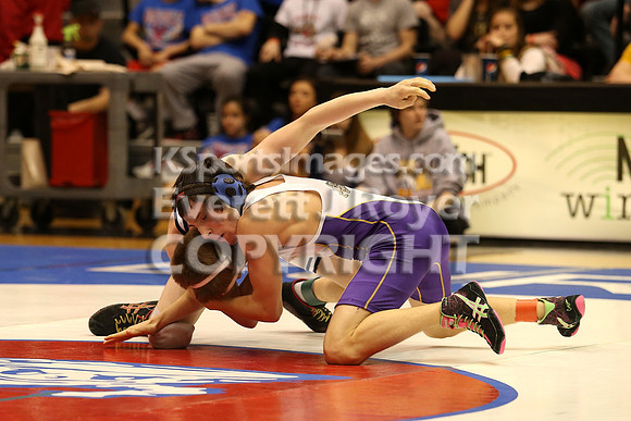 106 - Luke Richard (Riley Co) vs Ashten Dodson (Douglass)