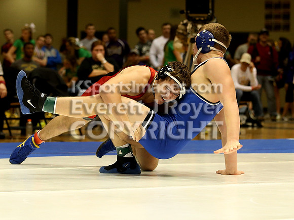 182 - Isaac Luellen (Rossville) vs Cody Clarke (Lyons)