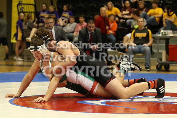 220 - Kole Davoren (Rossville) vs Dalton Kuhn (Smith Center)