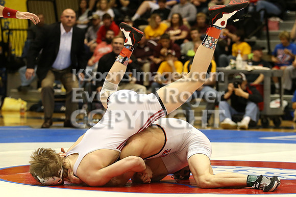 138 - Carter Wessling (Beloit) vs Tristan Porsch (Hoxie)