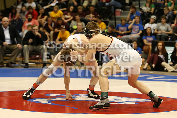 138 - Carter Wessling (Beloit) vs Tristan Porsch (Hoxie)