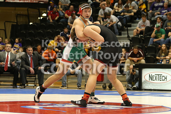 220 - Kole Davoren (Rossville) vs Dalton Kuhn (Smith Center)