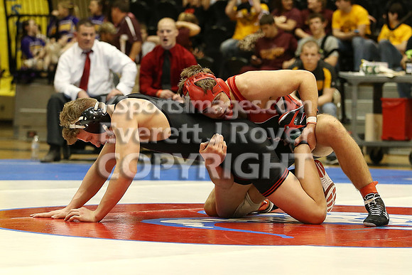 152 - Christopher Ball (Hoisington) vs Isaiah Luellen (Rossville)