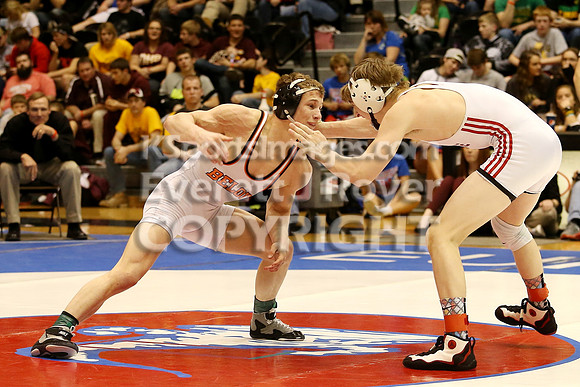 138 - Carter Wessling (Beloit) vs Tristan Porsch (Hoxie)