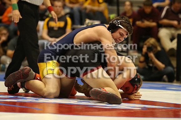 170 - Jacob Mintzmyer (Marysville) vs Lane Moran (Leon-Bluestem)