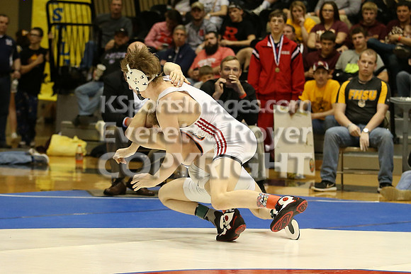 138 - Carter Wessling (Beloit) vs Tristan Porsch (Hoxie)