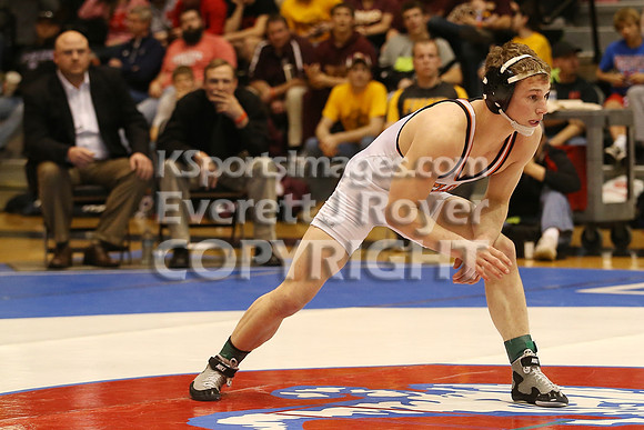 138 - Carter Wessling (Beloit) vs Tristan Porsch (Hoxie)