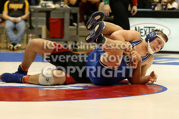182 - Isaac Luellen (Rossville) vs Cody Clarke (Lyons)