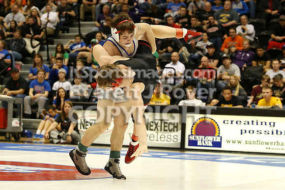 126 - Riley Tubbs (Wabaunsee) vs Bryce Gfeller (Rossville)