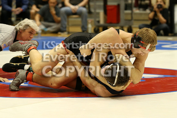 170 - Jacob Mintzmyer (Marysville) vs Lane Moran (Leon-Bluestem)