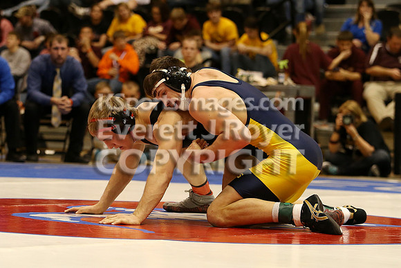 170 - Jacob Mintzmyer (Marysville) vs Lane Moran (Leon-Bluestem)