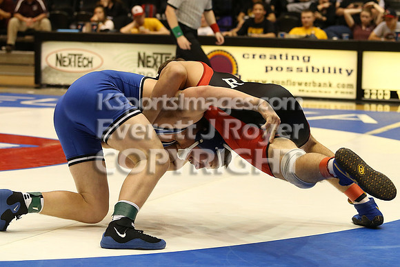 182 - Isaac Luellen (Rossville) vs Cody Clarke (Lyons)