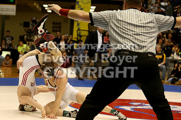 138 - Carter Wessling (Beloit) vs Tristan Porsch (Hoxie)