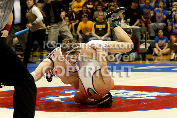 138 - Carter Wessling (Beloit) vs Tristan Porsch (Hoxie)