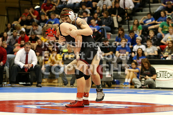 126 - Riley Tubbs (Wabaunsee) vs Bryce Gfeller (Rossville)