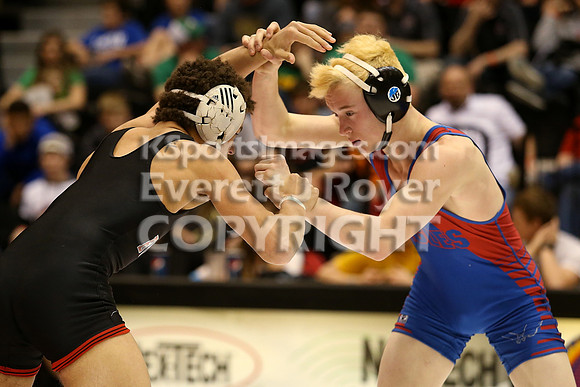 132 - Chris Deters (Marysville) vs Taylor Wilmarth (Wellsville)