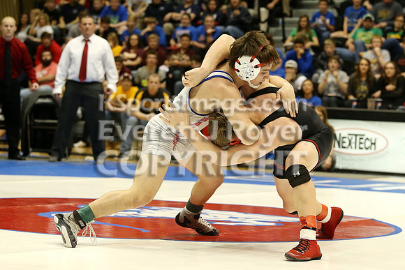 126 - Riley Tubbs (Wabaunsee) vs Bryce Gfeller (Rossville)