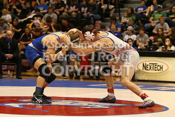 145 - Corey Tyler (St. Mary's) vs Kolby Droegemeier (Wabaunsee)