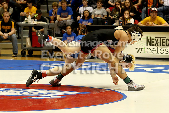 132 - Chris Deters (Marysville) vs Taylor Wilmarth (Wellsville)