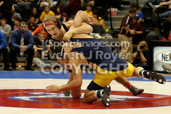 170 - Jacob Mintzmyer (Marysville) vs Lane Moran (Leon-Bluestem)