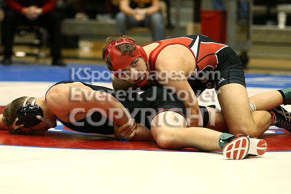 152 - Christopher Ball (Hoisington) vs Isaiah Luellen (Rossville)