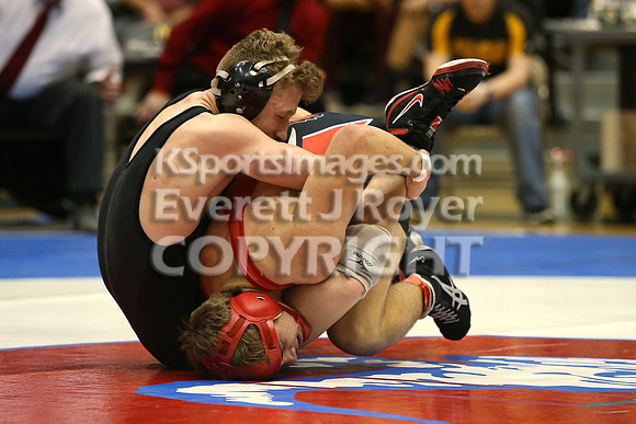 152 - Christopher Ball (Hoisington) vs Isaiah Luellen (Rossville)