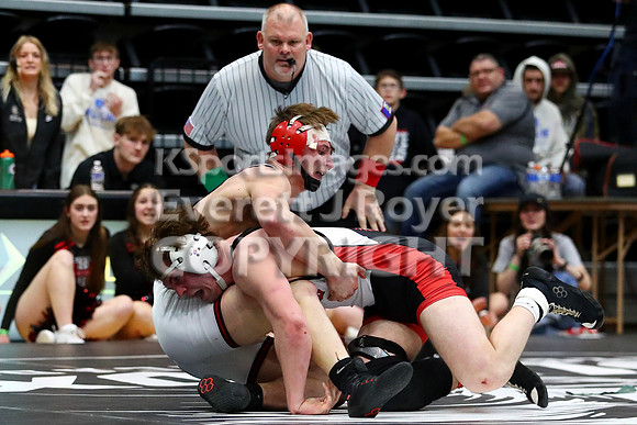 175 Easton Nickelson (Hoxie Hs) 35-2, Sr. over Dayton Stephen (Hill City Hs) 45-5, Sr. (Dec 7-6)
