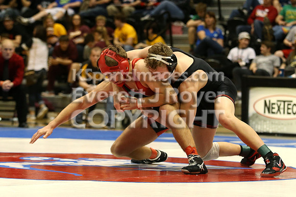 152 - Christopher Ball (Hoisington) vs Isaiah Luellen (Rossville)