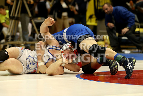 145 - Corey Tyler (St. Mary's) vs Kolby Droegemeier (Wabaunsee)