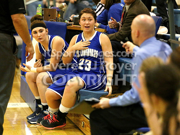 Thunder Ridge Longhorns vs. St. Johns Beloit-Tipton Blujays Girls Basketball - NPL Tourney Finals