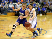 Thunder Ridge Longhorns vs. St. Johns Beloit-Tipton Blujays Girls Basketball - NPL Tourney Finals