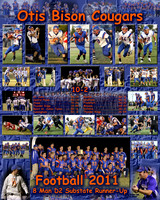 Otis Bison Cougars 8 Man D2 State Runner-Up Football