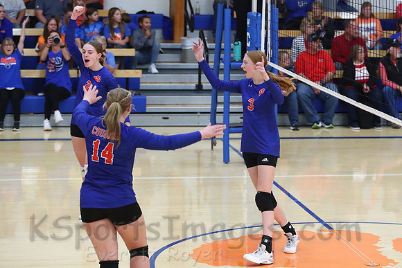 Otis-Bison vs Bucklin Volleyball
