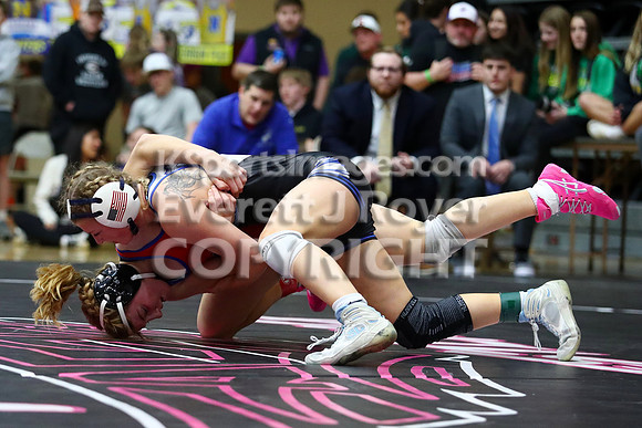 1st Place MatchAshlyn Hahn (Stockton HS) 41-0, Sr. over Averie Counts (Russell HS) 43-7, Fr. (Fall 1:35)
