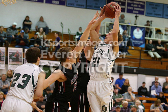 Plainville boys at Central Plains on Tuesday , February 7, 2017.