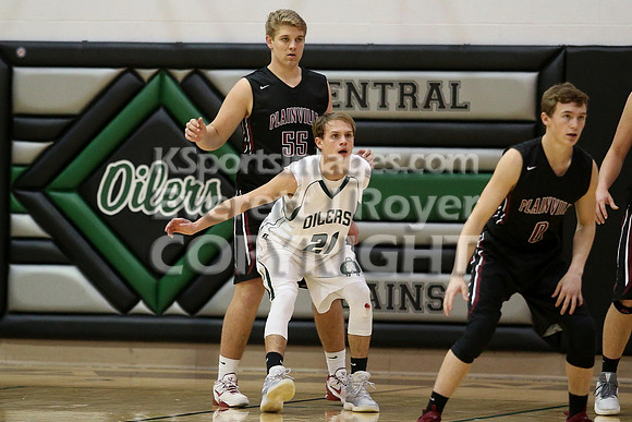 Plainville boys at Central Plains on Tuesday , February 7, 2017.