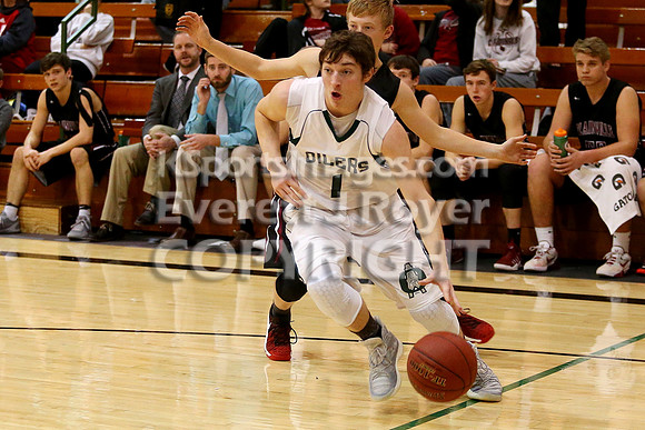 Plainville boys at Central Plains on Tuesday , February 7, 2017.