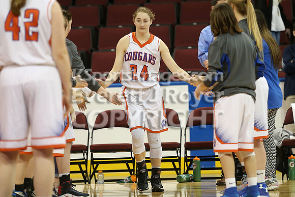 Otis-Bison girls defeated Golden Plains 2017 in the Third Place game, KSHSAA 1AD2 State Championship at United Wireless Arena in Dodge City on Saturday, March 11, 2017. (Photo: Everett Royer, www.kspo