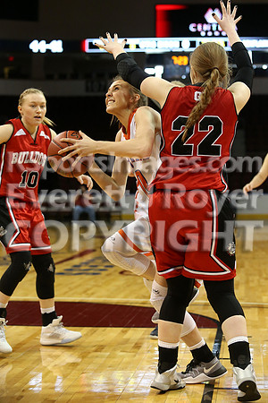 Otis-Bison girls defeated Golden Plains 2017 in the Third Place game, KSHSAA 1AD2 State Championship at United Wireless Arena in Dodge City on Saturday, March 11, 2017. (Photo: Everett Royer, www.kspo