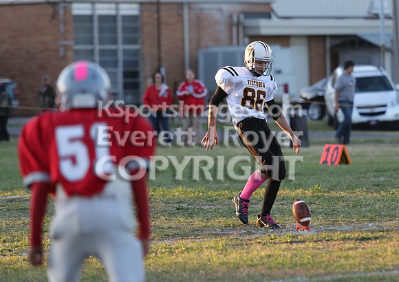Victoria - Macksville Junior High Football Game
