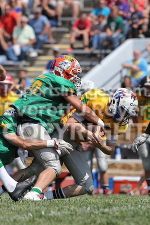 The East defeated the West 28-20 in OT in the Kansas 8 Man D2  Football game in Beloit on Saturday, June 10, 2017.  (Photo: Everett Royer, www.ksportsimages.com)