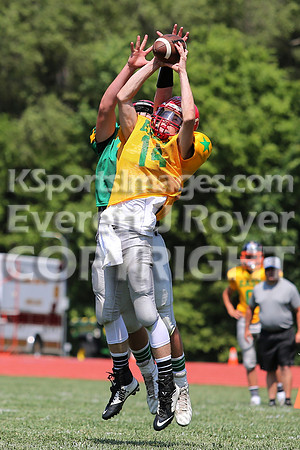The East defeated the West 28-20 in OT in the Kansas 8 Man D2  Football game in Beloit on Saturday, June 10, 2017.  (Photo: Everett Royer, www.ksportsimages.com)