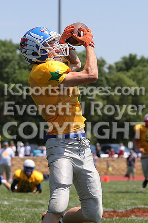 The East defeated the West 28-20 in OT in the Kansas 8 Man D2  Football game in Beloit on Saturday, June 10, 2017.  (Photo: Everett Royer, www.ksportsimages.com)