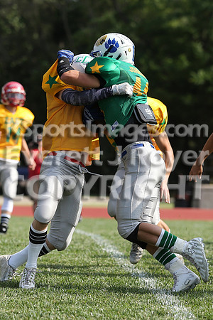 The East defeated the West 28-20 in OT in the Kansas 8 Man D2  Football game in Beloit on Saturday, June 10, 2017.  (Photo: Everett Royer, www.ksportsimages.com)