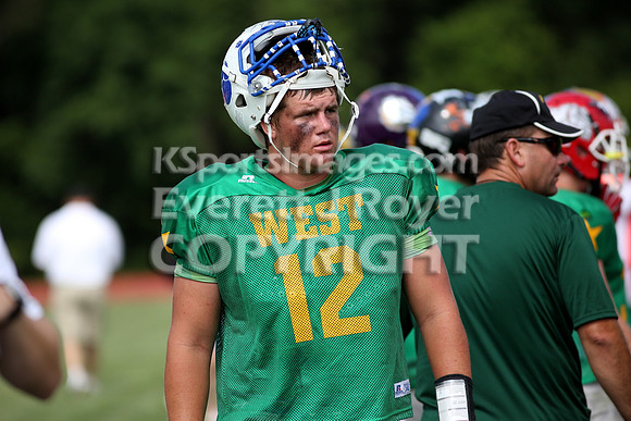 The East defeated the West 28-20 in OT in the Kansas 8 Man D2  Football game in Beloit on Saturday, June 10, 2017.  (Photo: Everett Royer, www.ksportsimages.com)