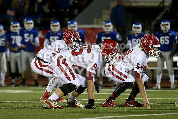 Smith Center defeated St. Marys Colgan 43-7 to win the KSHSAA 2-1A State Championship in Hays on Saturday, November 25, 2017. (Photo: Everett Royer, www.ksportsimages.com)