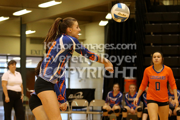 Otis-Bison defeated Waverly to finish 3rd at the 2016 KSHSAA 1AD2 Volleyball Tournament.