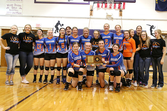 Otis-Bison defeated Sylvan-Lucas 25-17, 17-25, 25-19 at the 1A D2 Wilson Substate to move on to the 2016 Kansas State Volleyball Tournament.