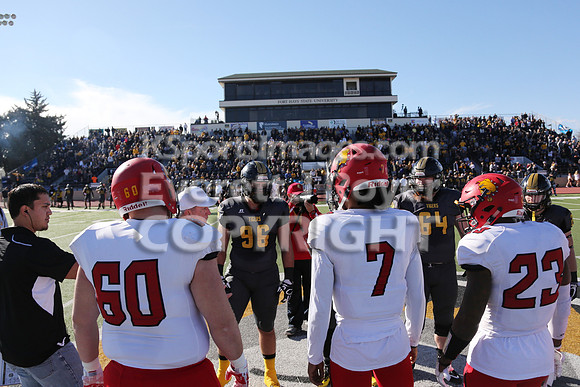 Ferris State defeated Fort Hays State University 31-21 in a second round NCAA D2 playoff game at Lewis Field Stadium in Hays, KS on Saturday, November 25, 2017. (Photo: Everett Royer, www.ksportsimage