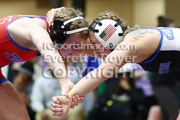 1st Place MatchAshlyn Hahn (Stockton HS) 41-0, Sr. over Averie Counts (Russell HS) 43-7, Fr. (Fall 1:35)